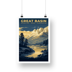 Great Basin National Park Poster – White Mountains & Pine Valley