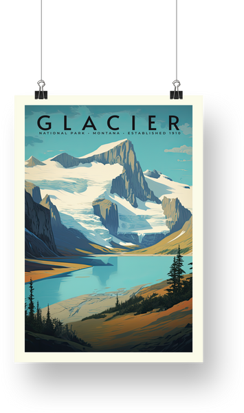 Glacier National Park Poster