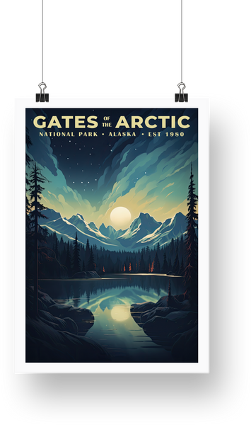 Gates of the Arctic National Park Poster