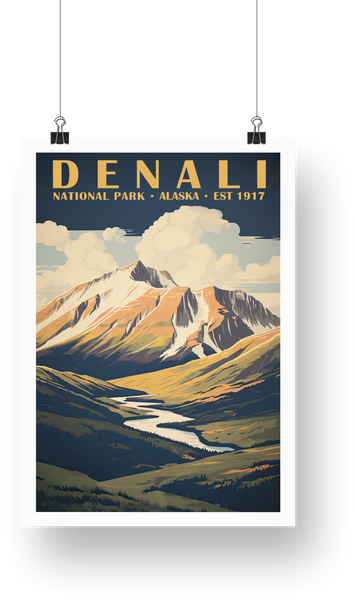 Denali National Park Poster