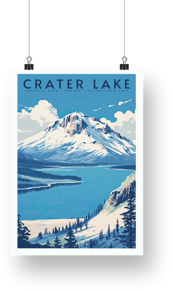 Crater Lake National Park Poster