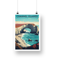 Channel Islands National Park Poster – Sea Arch & Turquoise Cove