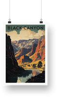 Black Canyon National Park Poster