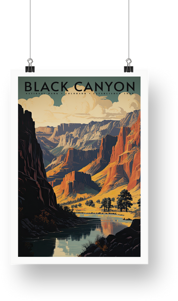 Black Canyon National Park Poster