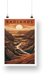 Badlands National Park Poster