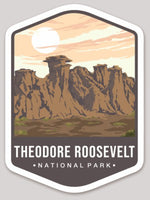 Theodore Roosevelt National Park Die Cut Sticker Large