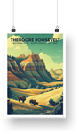 Theodore Roosevelt National Park Poster