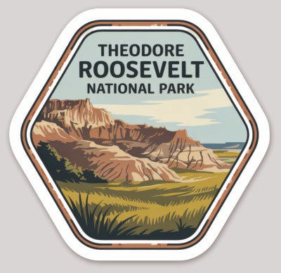 Theodore Roosevelt National Park Die Cut Sticker