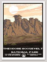 Theodore Roosevelt National Park WPA Sticker Large