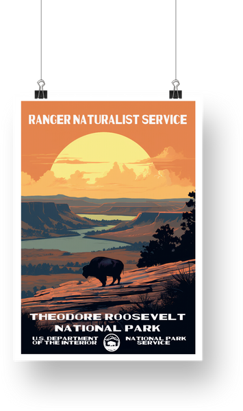 Theodore Roosevelt National Park Poster