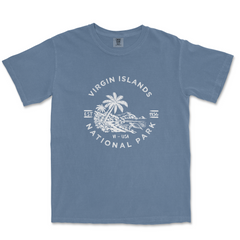 Virgin Islands National Park T-shirt in Blue Jean