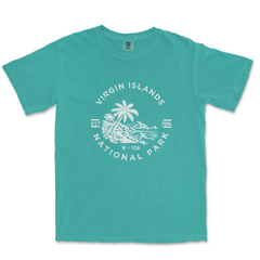Virgin Islands National Park T-shirt in Seafoam
