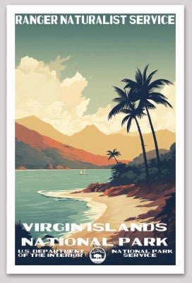 Virgin Islands National Park WPA Sticker Large