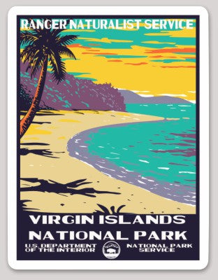 Virgin Islands National Park WPA Sticker Large