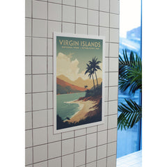 Virgin Islands National Park Poster – Palm Shore & Quiet Cove