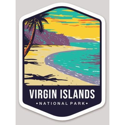 Virgin Islands National Park Die Cut Sticker Large – Emblem Collection 2