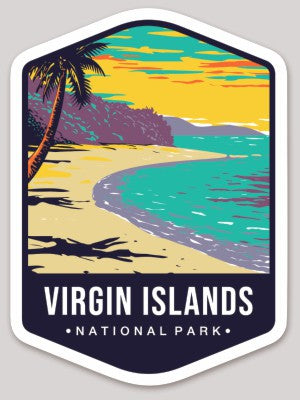Virgin Islands National Park Die Cut Sticker Large