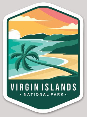 Virgin Islands National Park Die Cut Sticker Large