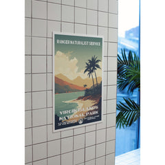 Virgin Islands National Park Poster – Palm Shore & Quiet Cove – Ranger Header