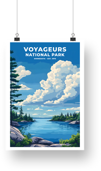 Voyageurs National Park Poster