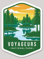 Voyageurs National Park Die Cut Sticker Large