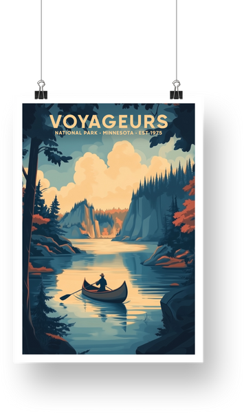 Voyageurs National Park Poster