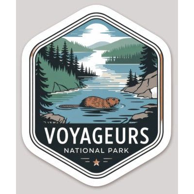 Voyageurs National Park Die Cut Sticker – Badge