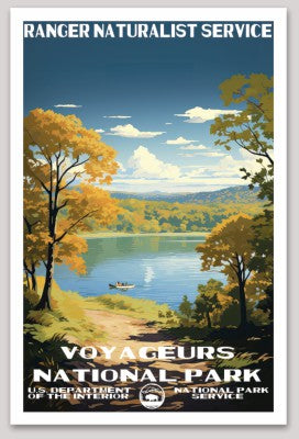 Voyageurs National Park WPA Sticker Large