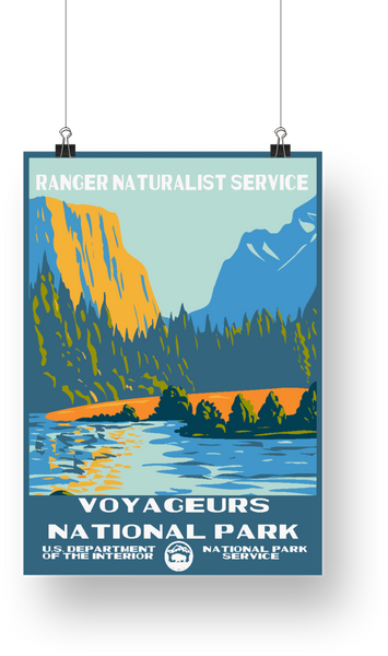 Voyageurs National Park Poster