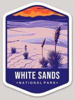 White Sands National Park Die Cut Sticker Large