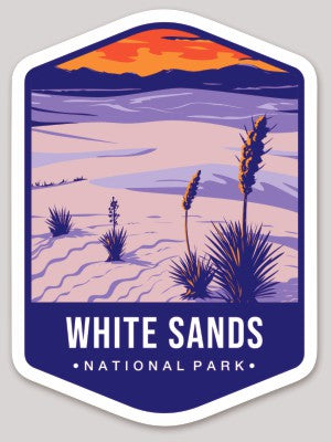 White Sands National Park Die Cut Sticker Large