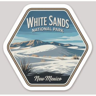 White Sands National Park Die Cut Sticker – Badge