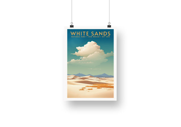 White Sands National Park Poster