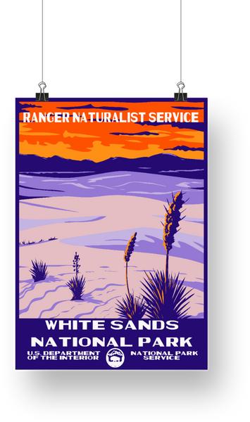 White Sands National Park Poster