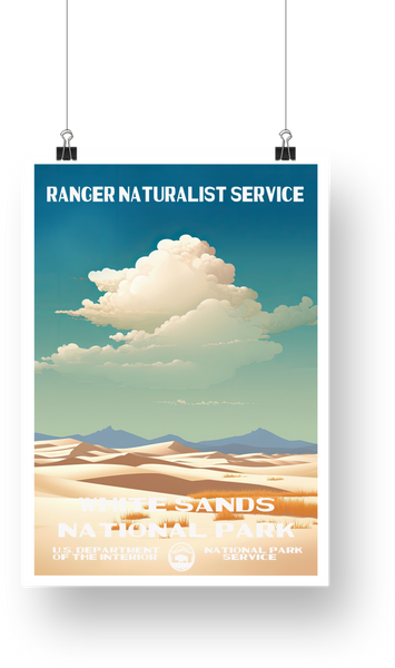 White Sands National Park Poster