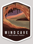 Wind Cave National Park Die Cut Sticker Large