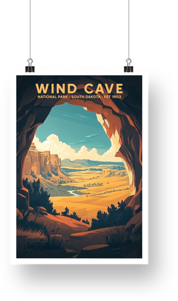 Wind Cave National Park Poster