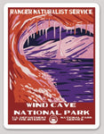 Wind Cave National Park WPA Sticker Large