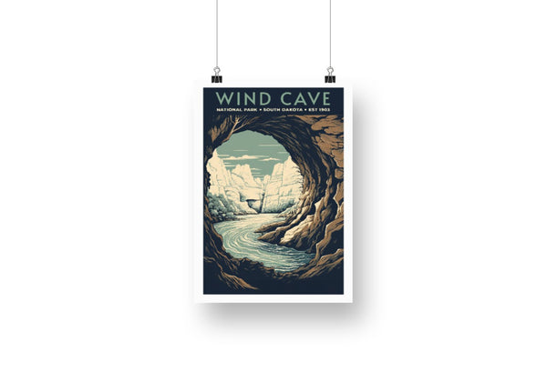 Wind Cave National Park Poster