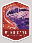Wind Cave National Park Die Cut Sticker Large