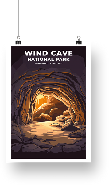 Wind Cave National Park Poster