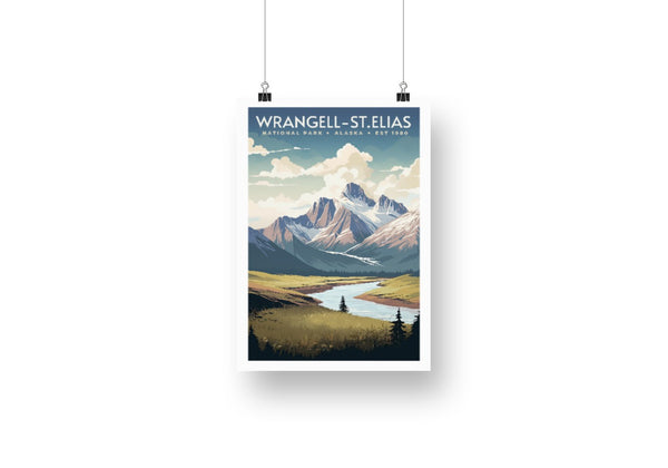 Wrangell-St. Elias National Park Poster