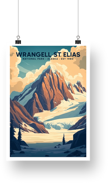 Wrangell-St. Elias National Park Poster