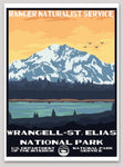 Wrangell-St. Elias National Park WPA Sticker Large