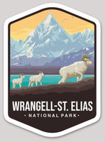 Wrangell-St. Elias National Park Die Cut Sticker Large