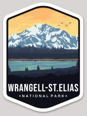 Wrangell-St. Elias National Park Die Cut Sticker Large