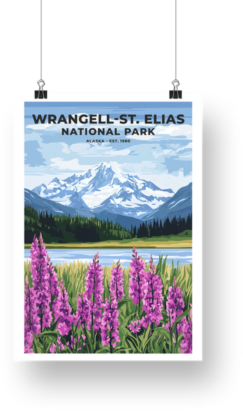 Wrangell-St. Elias National Park Poster