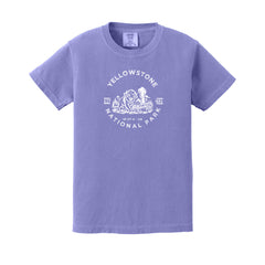 Yellowstone children's Comfort Colors 9018 T-shirt in Violet