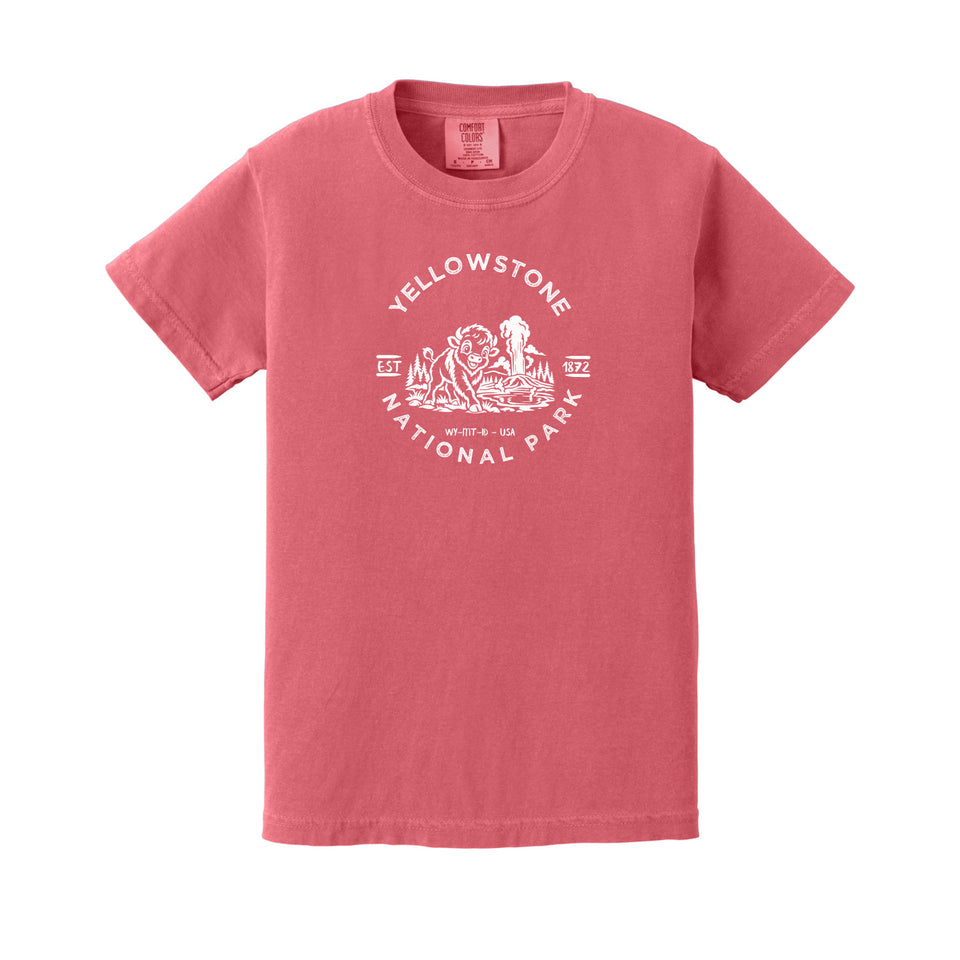 Yellowstone children's Comfort Colors 9018 T-shirt in Watermelon