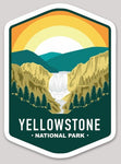 Yellowstone National Park Die Cut Sticker Large